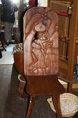 Stuhl aus Teak / Chair, teakwood