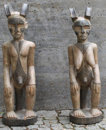 Figuren Hausgötter der Ewe / Figurines - household gods of the Ewe